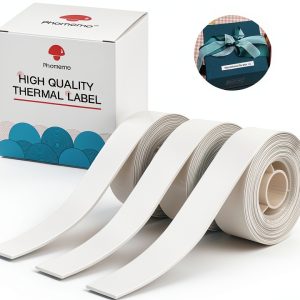 Phomemo Form Labels 15x6000mm White Thermal Paper Roll 3 Pack-0