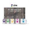 Brother CZ-1002 White 12mm x 16.4ft ZINK Label Roll for VC-500W-5