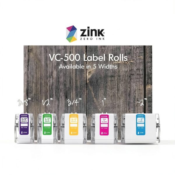 Brother CZ-1004 1" ZINK Label Roll for VC-500W 25mm x 5m-5