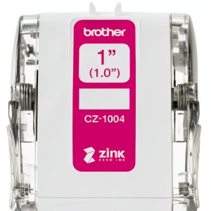 Brother CZ-1004 1" ZINK Label Roll for VC-500W 25mm x 5m-0