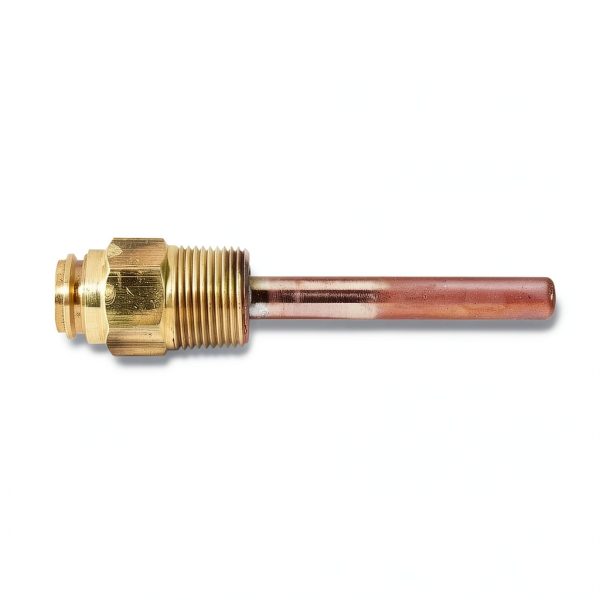 Honeywell Thermowell 121371B Immersion Well for HVAC, High Pressure-0