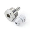 Weldless Thermowell 30mm G3/4 White uxcell Stainless Steel-2