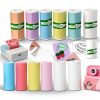OMGFUNAA 15-Roll Thermal Paper & Label Combo for Mini Printers 57x25mm-7